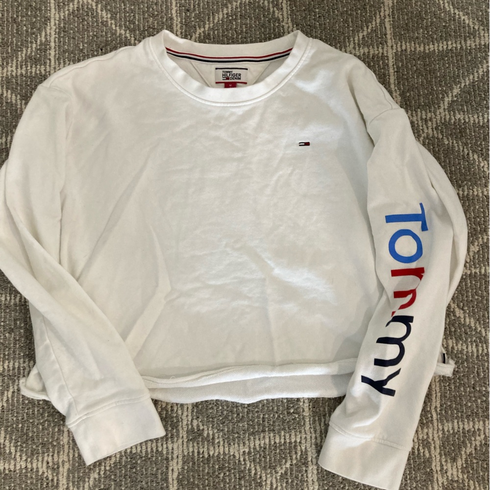 Tommy Hilfiger White Sweatshirt
